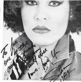  ?? Jose H. Rios Jr. ?? Autograph from Tejano legend Selena Quintanill­a Perez.