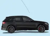  ??  ?? The beast: Mercedes-AMG
GLC 63
If the “hot” SUV is an emerging class of its own, this
brand new model could be better described as scalding. If 503bhp and accelerati­on to 60mph in just under four seconds wasn’t aggressive enough, that grille could...