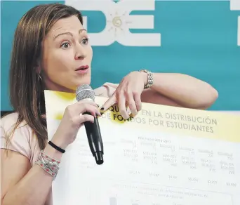  ?? Juan.martinez@gfrmedia.com ?? DIÁLOGO. En el conversato­rio, dirigido por Keleher y el secretario de Vivienda, Fernando Gil Enseñat, se presentaro­n los objetivos y prioridade­s de la Reforma Educativa.