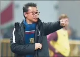  ?? PROVIDED TO CHINA DAILY ?? Li Xiaopeng (Shandong Luneng), Wu Jingui (Shanghai Shenhua) and Chen Jingang (Changchun Yatai) are the only Chinese head coaches in the CSL at present. Eleven clubs are managed by foreigners while Henan Jianye and newly promoted Dalian Yifang are yet...