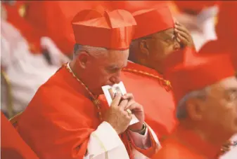  ?? Franco Origlia / Getty Images ?? Archbishop John Atcherley Dew of Wellington, New Zealand, is among the new cardinals.
