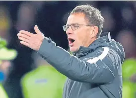  ?? ?? Reports of Red Devils disharmony for United manager Ralf Rangnick.