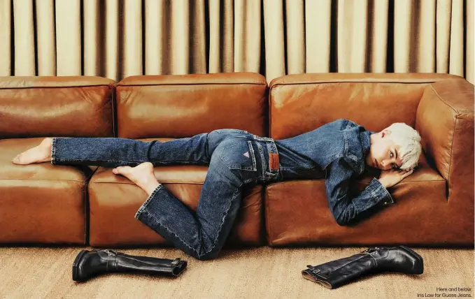  ?? Here and below: Iris Law for Guess Jeans. ??