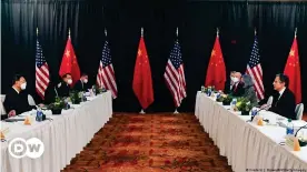  ??  ?? The Alaska talks left the US and China divided on many issues