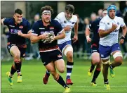 ??  ?? ON THE RUN: Watson makes ground for Edinburgh in their 12-10 loss to Bath on Friday at Meggetland