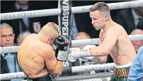  ??  ?? Josh Taylor during his win over Ivan Baranchyk (see story right).