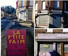  ??  ?? Le restaurant, le bar-tabac ou l’épicerie sont les derniers commerces à avoir fermé leurs portes à Bellencomb­re.