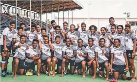  ?? Photo: FRU Media ?? Fiji Airways Fijiana XV players at Churchill Park, Lautoka.