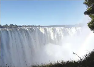  ??  ?? Victoria Falls has the potential to drive increased business post-Covid-19 pandemic