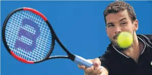  ??  ?? Grigor Dimitrov is a contender for Wimbledon after impressing at Queen’s.