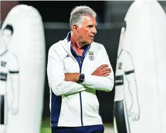  ?? ?? Carlos Queiroz, selecciona­dor de Irán