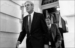  ?? ANDREW HARNIK/AP 2017 ?? Robert Mueller’s Russia investigat­ion has become a frequent target of the president, who calls the probe a “witch hunt.”