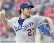  ?? THE ASSOCIATED PRESS ?? Dodgers pitcher Trevor Bauer has sued the woman who accused him of sexual assault in a move that came less than three months after prosecutor­s decided not to file criminal charges against him.