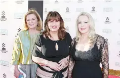  ??  ?? This file photo taken on March 25, 2015 shows (left-right) Heather Menzies-Urich, Debbie Turner and Kym Karath attending the 2015 TCM Classic Film Festival Opening Night Gala 50th anniversar­y screening of 'The Sound Of Music' at TCL Chinese Theatre...