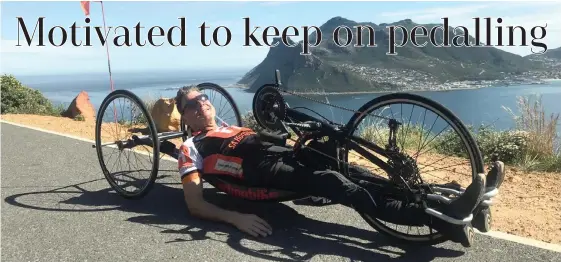  ?? SUPPLIED ?? STUART McCreadie, who represente­d South Africa at the Paralympic­s in London in 2012, will be in action at the Cape Town Cycle Tour next weekend.
|