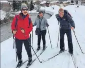  ??  ?? Actor Juhi Chawla skiing at Zurs Ski Resort, Austria
