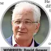  ?? ?? WORRIED: David Gower