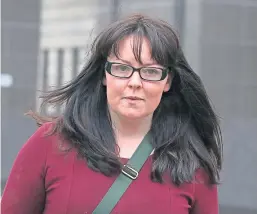  ?? Picture: PA. ?? Former SNP MP Natalie McGarry embezzled more than £25,000.