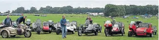  ??  ?? Meeting up at Popham airfield.