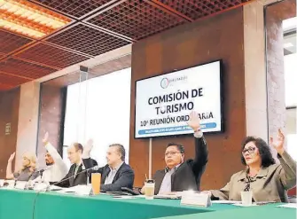  ?? CORTESÍA: CÁMARA DE DIPUTADOS ?? Aprueban por unanimidad reformas a favor del Turismo