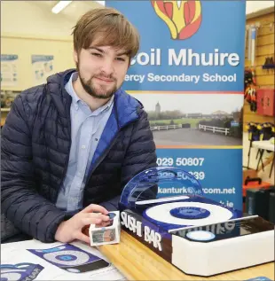  ??  ?? Ronan Buckley from Banteer, a Scoil Mhuire student, has achieved the top overall mark in Ireland in this year’s Leaving Certificat­e Higher Level Technology, and will be shortly receiving a number of top awards. Photo: Sheila Fitzgerald