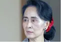  ?? Picture: Reuters ?? NO POST: Aung San Suu Kyi.