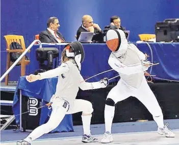  ??  ?? ► Proestakis, en su combate final de los Sudamerica­nos de la Juventud.