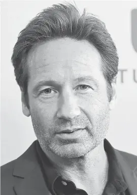  ?? GETTY IMAGES ?? David Duchovny’s novel was inspired by an “X- Files” script.