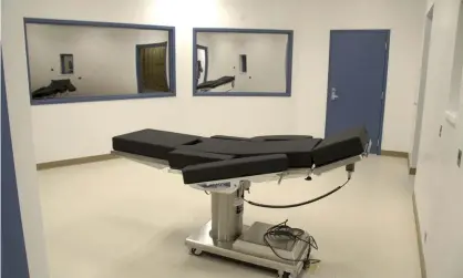  ?? Photograph: AP ?? An execution chamber at Ely state prison in Ely, Nevada.