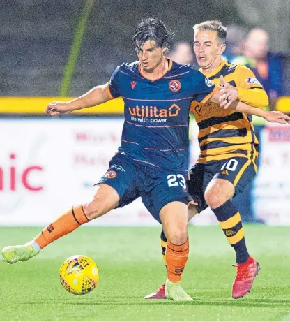  ?? Pictures: SNS Group. ?? Left: Ian Harkes, who returned to his family home in Virginia in March to spend the lockdown with his family. Above: The midfielder in action against Alloa in October.