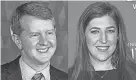  ?? KEN JENNINGS AND MAYIM BIALIK BY AP ??