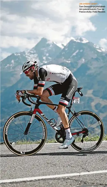  ??  ?? Jak zvládne závěr?
Tom Dumoulin je před dnešním pokračován­ím Tour de France druhý. Foto: Reuters