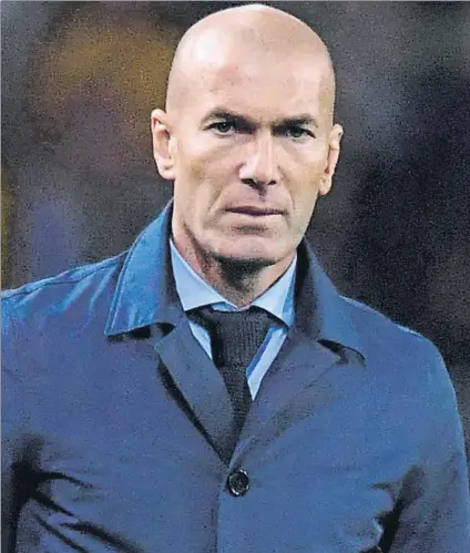  ?? FOTO: EFE ?? Zidane puede dejar el Real Madrid tras el Mundial de Rusia de 2018 para ser el nuevo selecciona­dor de Francia