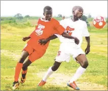  ??  ?? Action during one of the regional qualifying matches of the COPA Cocacola encounter in Kaduna