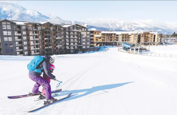  ?? REVELSTOKE MOUNTAIN RESORT ?? The Sutton Place Hotel at the base of Revelstoke Mountain Resort is Revelstoke’s only ski-in/ski-out hotel.