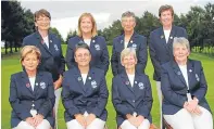  ??  ?? The Scotland ladies team at Alyth this week.