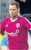  ??  ?? Gavin Swankie last played in second tier in 2009.