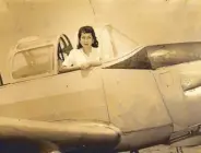  ??  ?? Into the wild blue yonder: Carmen Guerrero Nakpil in a plane in 1947