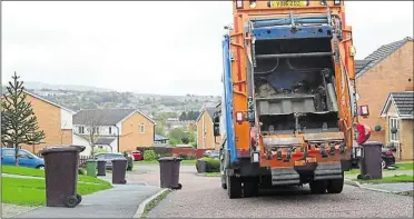  ?? Stock picture: Urbaser ?? Rubbish collection­s are under threat across Kent