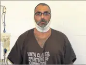  ?? ROBERT POWELL ASSOCIATES ?? Santa Clara County inmate Ruben Garcia wears a sling around his head and beneath his jaw following surgery in 2015.