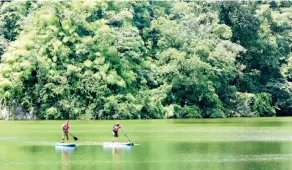  ??  ?? Laguna La María, en Colima, alguna vez fue una caldera volcánica.