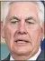  ??  ?? Tillerson