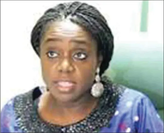  ??  ?? Minister of Finance, Kemi Adeosun