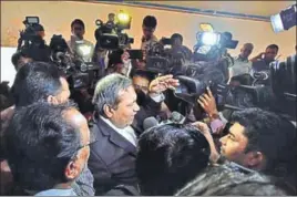  ?? SANJEEV VERMA/HT PHOTO ?? Barun Thakur's lawyer Sushil Tekriwal in Gurgaon on Thursday.