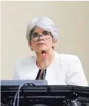  ?? MAYELA LÓPEZ ?? La ministra Rocío Aguilar hizo el anuncio este martes.