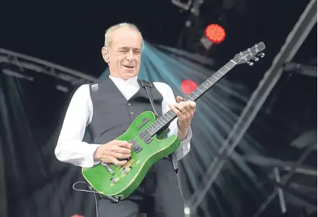  ??  ?? Francis Rossi, of Status Quo, said the members of the band are looking forward to playing Rewind again.