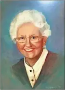  ?? Special ?? Pictured is the portrait that Dick Yarbrough recently finished of his wife, Jane, who passed away in December.