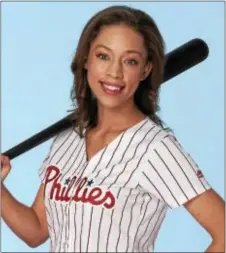  ?? SUBMITTED PHOTO ?? Courtney Williams of Media is a Phillies Ballgirl.