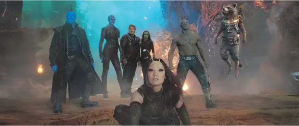  ?? DISNEY-MARVEL ?? Guardians of the Galaxy Vol. 2 was one of several hugely successful superhero films released in 2017, guaranteei­ng we will be subject to similar fare — probably for years to come.