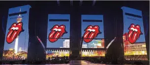  ??  ?? Die berühmtest­en Zungen der Welt: das Signet der Rolling Stones.